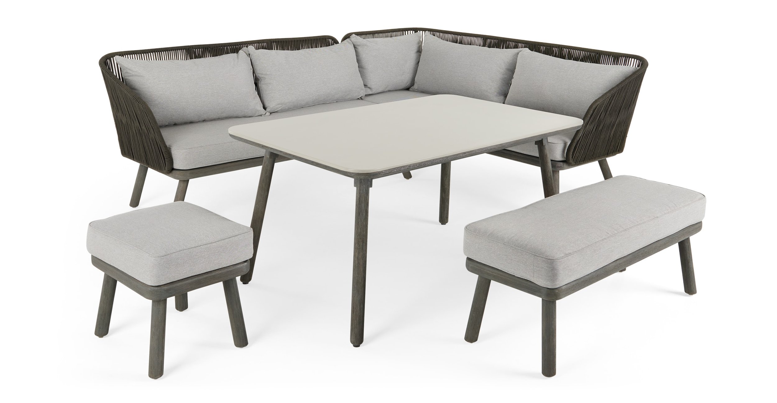 Alif garden corner dining set deals